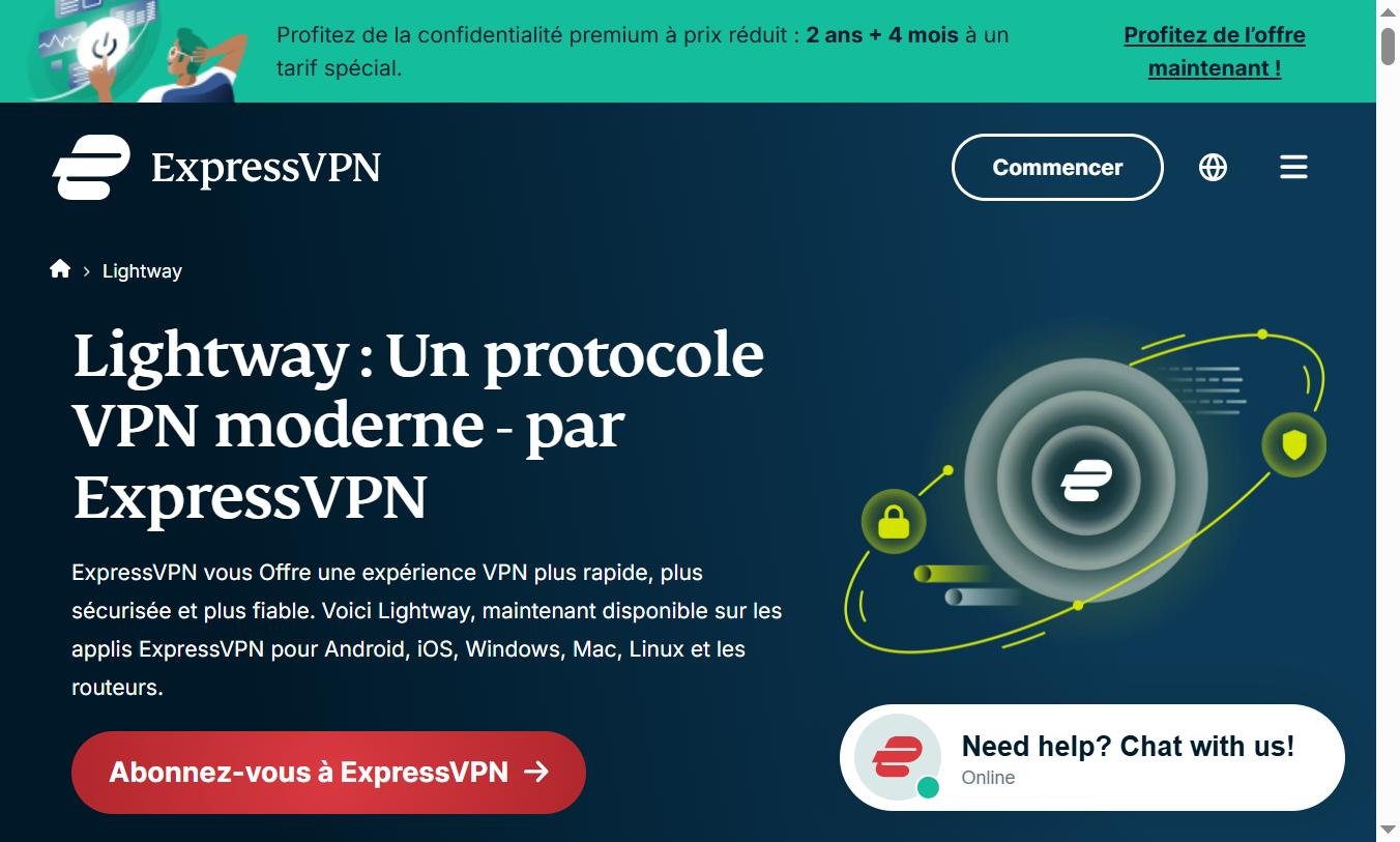Lightway : le protocole VPN moderne d'ExpressVPN — plus rapide, plus sécurisé, plus fiable