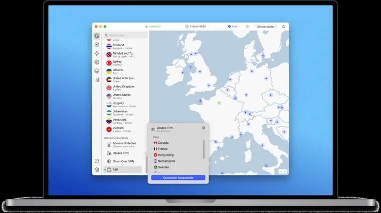 Serveurs spécialisés NordVPN