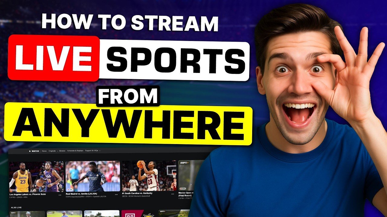 Video: how to stream live sports from anywhere